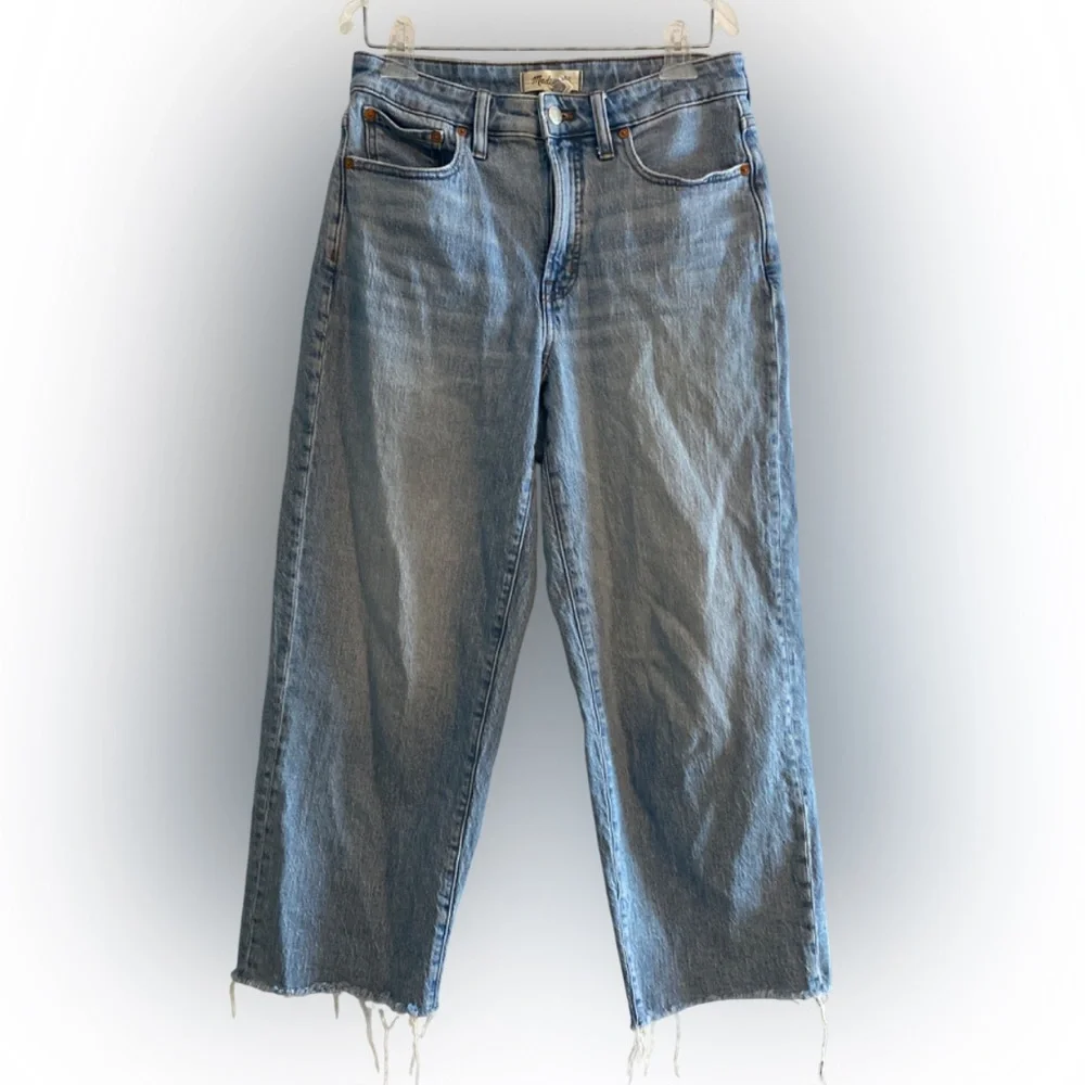 Madewell The Curvy Perfect Vintage Wide-Leg Crop Jean Altoona Wash Size 28 - Picture 2 of 9